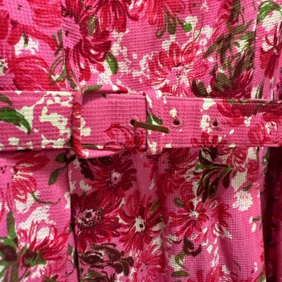 Peck & Peck Vibrant Pink Floral Maxi Dress - Picture 6 of 6